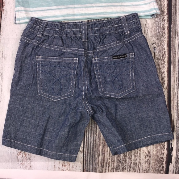 NWT Calvin Klein 2Pc Jean Set Boys Size 24M - Picture 6 of 16
